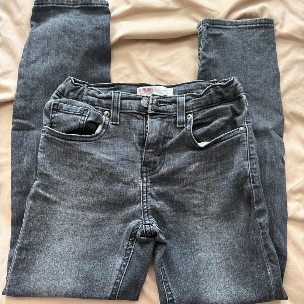 Stylish Gray Denim Jeans